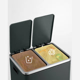 Mille-Fin - 2x15L skraldespand + 1 kasse poser