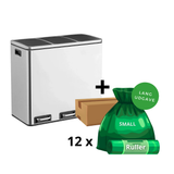 Clara-Clean - 3x18L skraldespand + 1 kasse poser