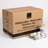 Abena affaldssæk 90 L – klar (70 × 105 cm)