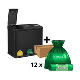 Hans-Holdbar - 3x8 L skraldespand + 1 kasse poser