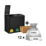 Hans-Holdbar - 3x8 L skraldespand + 1 kasse poser