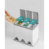 Hans-Holdbar - 3x8 L skraldespand + 1 kasse poser