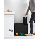 Hans-Holdbar - 3x8 L skraldespand + 1 kasse poser