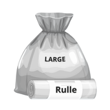 Large affaldsposer - 18 stk/rulle