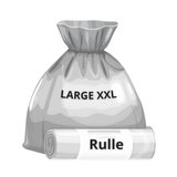 Large Mellem (XXL) affaldsposer - 18 stk/rulle