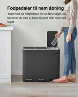 Clara-Clean - 3x18L skraldespand + 1 kasse poser