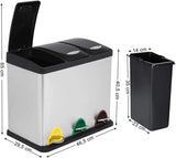 Hans-Holdbar - 3x8 L skraldespand + 1 kasse poser