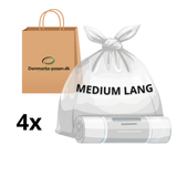 Medium Lang Affaldsposer - 4 Ruller (72 poser)