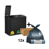 Hans-Holdbar - 3x8 L skraldespand + 1 kasse poser