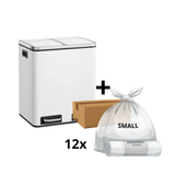 Mille-Fin - 2x15L skraldespand + 1 kasse poser