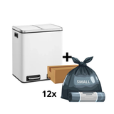 Mille-Fin - 2x15L skraldespand + 1 kasse poser