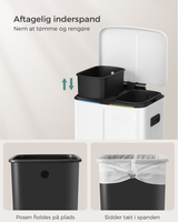 Modige Malthe - 2x20L skraldespand