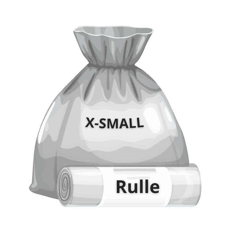 X-Small affaldsposer - 28 stk/rulle